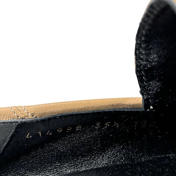 Gucci Brixton Horsebit Loafers EU 35.5 US 5.5 Wheat Beige Leather Slip On Flats - Picture 9 of 10